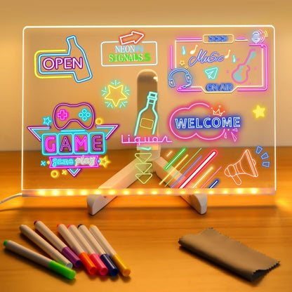 LED Colorful Glow Drawing Board